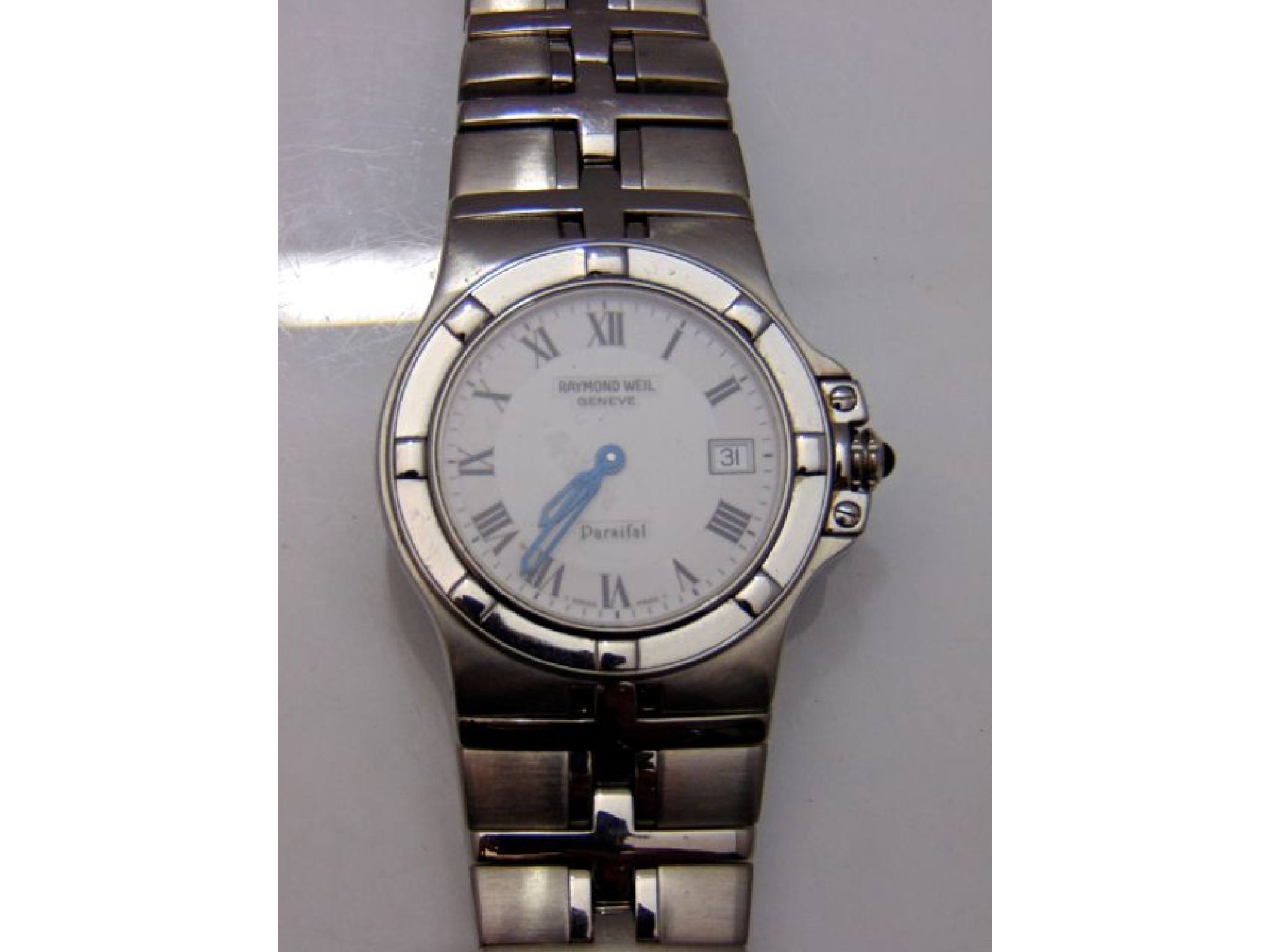 Appraisal: A gentleman's stainless steel wristwatch Raymond Weil Parsifal the white