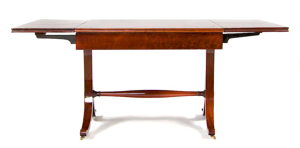 Appraisal: An Italian Mahogany Game Table An Italian Mahogany Game Table