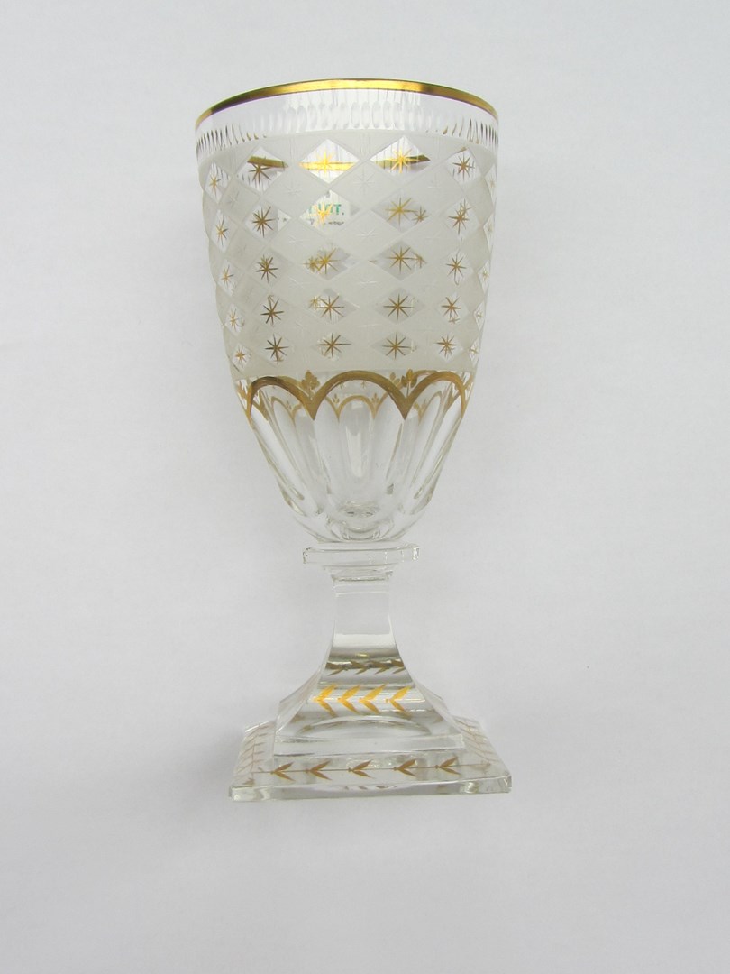 Appraisal: A part suite of St Louis stemware th century each