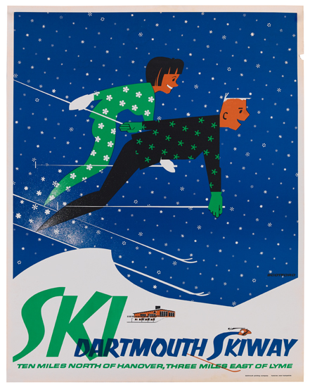 Appraisal: JOHN R SCOTFORD JR DATES UNKNOWN DARTMOUTH SKIWAY x inches