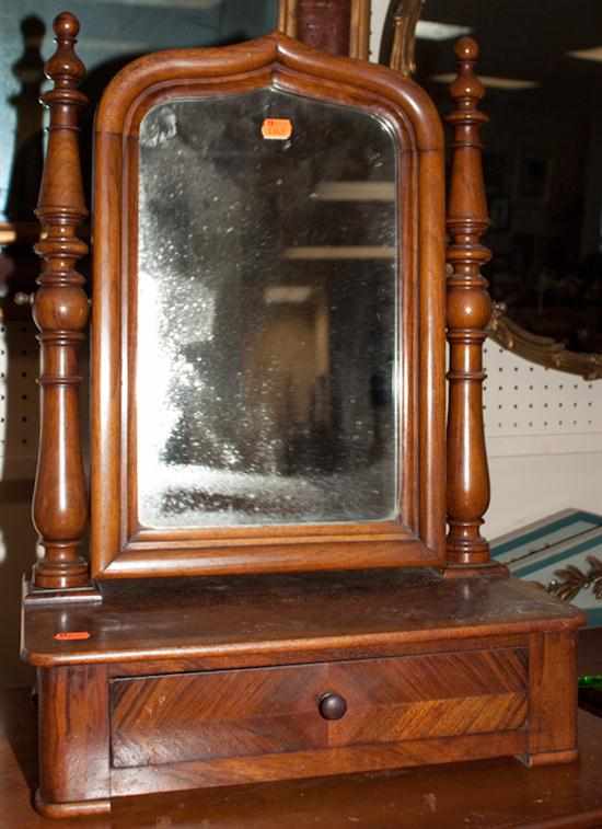 Appraisal: Victorian mahogany single-drawer shaving stand Estimate - All items sold