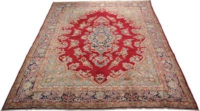 Appraisal: A Kerman Carpet Approx '- x '- Low wool pile