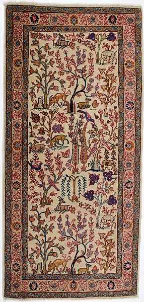 Appraisal: Persian Rug Iran th century a finely woven area rug