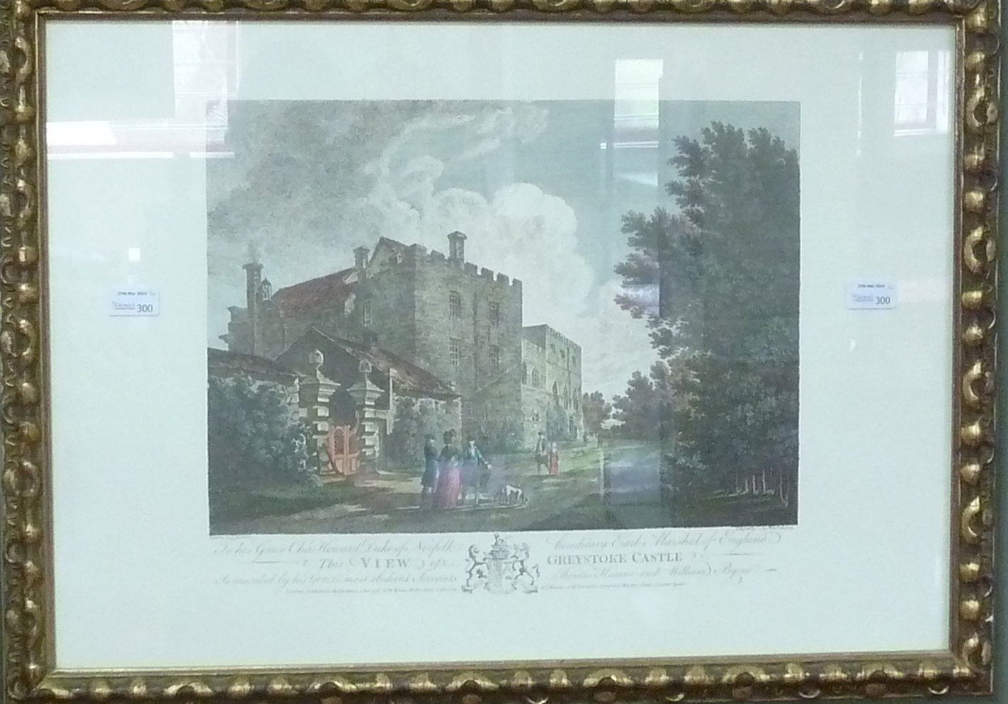 Appraisal: William Byrne after Thomas Hearne A View of Greystoke Castle