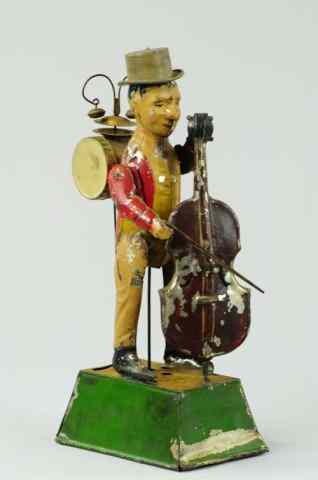 Appraisal: ONE MAN BAND MUSICIAN Germany Gunthermann whimsical depiction of standing