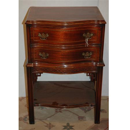 Appraisal: Three Mahogany Occasional Tables Estimate -