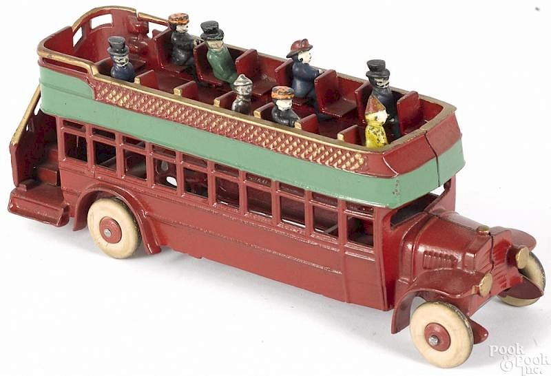 Appraisal: Kenton cast iron double decker city bus Kenton cast iron