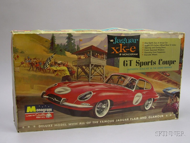 Appraisal: Jaguar XKE GT Sports Coupe Toy Kit Car in Original