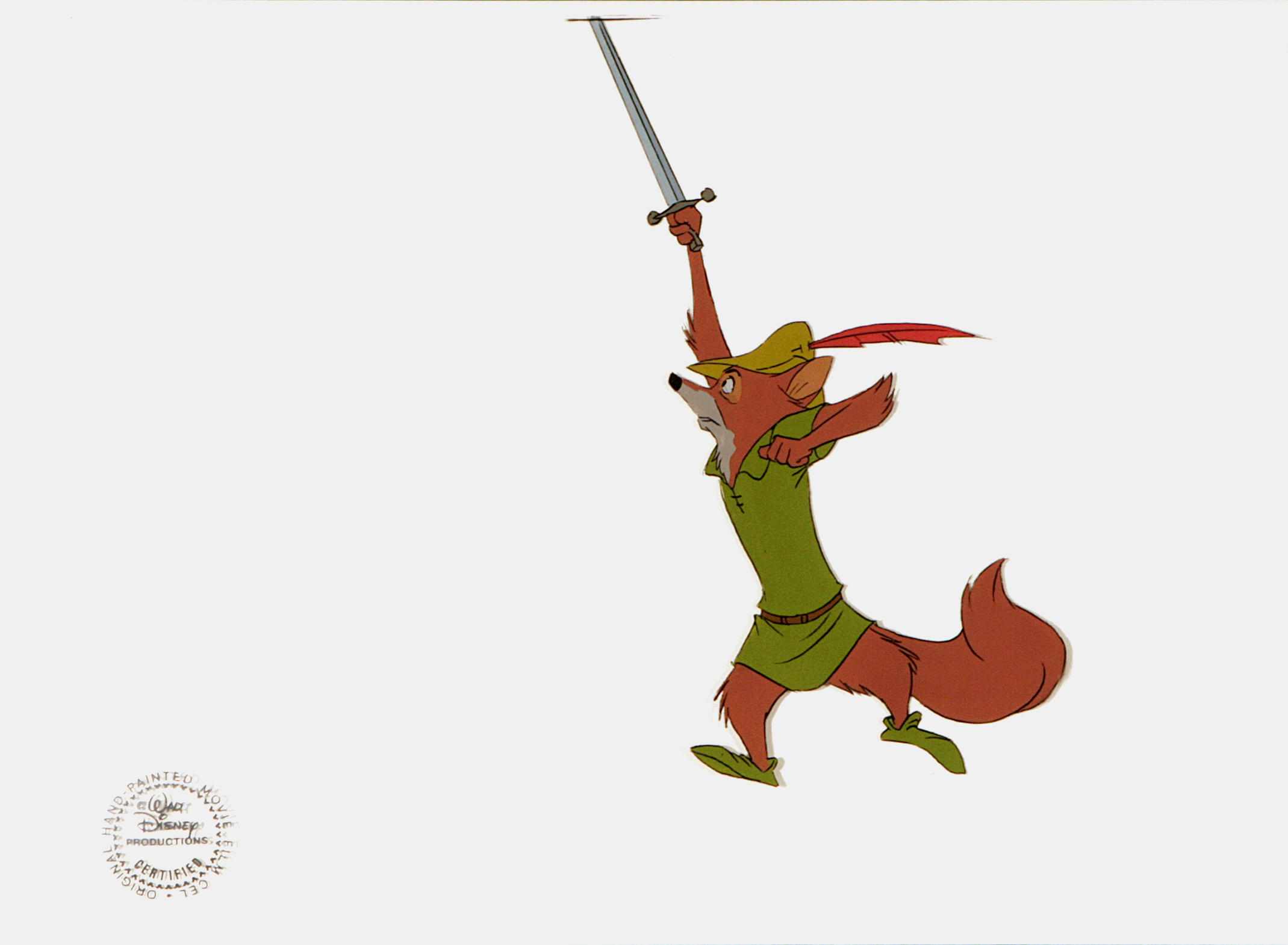 Appraisal: Animation Art A Walt Disney celluloid from Robin Hood gouache