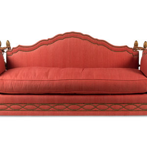 Appraisal: A Neoclassical Style Knole Sofa or Daybed by Baker th