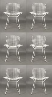 Appraisal: Set of Six Harry Bertoia Side Chairs for Knoll ca