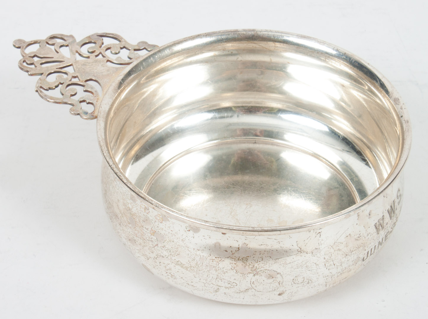 Appraisal: American sterling silver porringer J C Boardman Co Wallingford CT