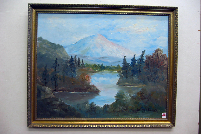 Appraisal: ASHLEY H RUSSELL Portland Oregon th century Oil on panel