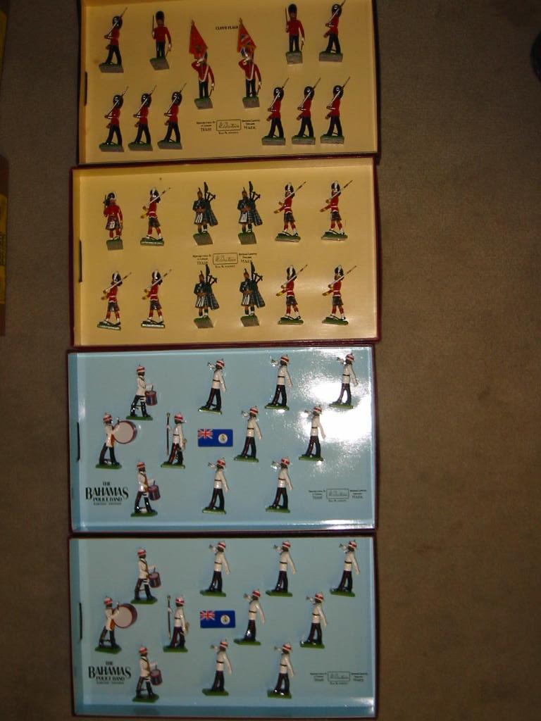 Appraisal: Four Britains Limited Edition Sets Welsh Guards Seaforth Highlanders twelve