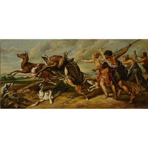 Appraisal: After Peter Paul Rubens - DIANA AT THE STAG HUNT