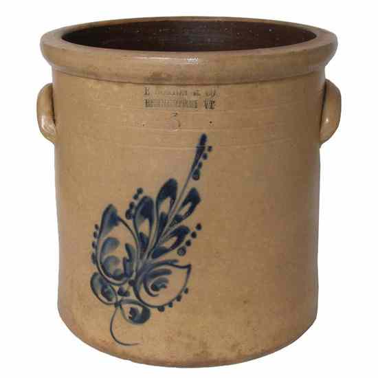 Appraisal: An American Gallon Stoneware Crock E Norton Co circa -