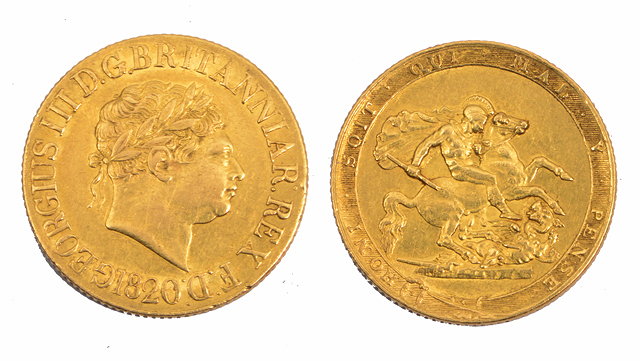 Appraisal: A GEORGE III SOVEREIGN dated