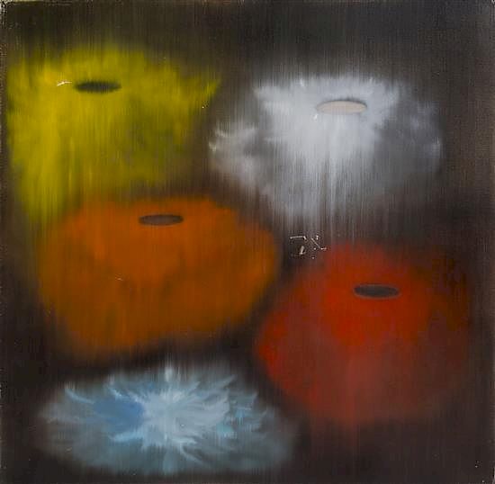 Appraisal: Ross Bleckner American b Flowers Ross Bleckner American b Flowers