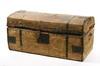 Appraisal: DOME-TOP TRUNK - American Colonial Era Hide Covered Trunk with