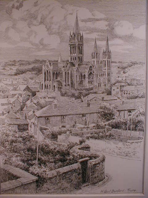 Appraisal: W Cecil Dunford A byway to the cathedral Truro pen