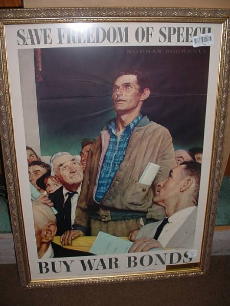 Appraisal: A set of four World War Liberty Bond posters by