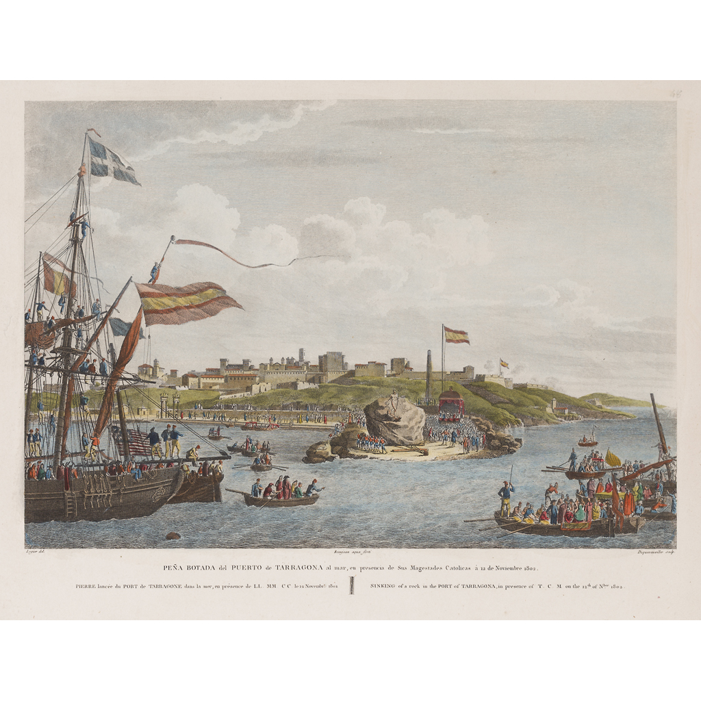 Appraisal: Laborde Alexandre L J Comte de hand-coloured engravings of Spanish