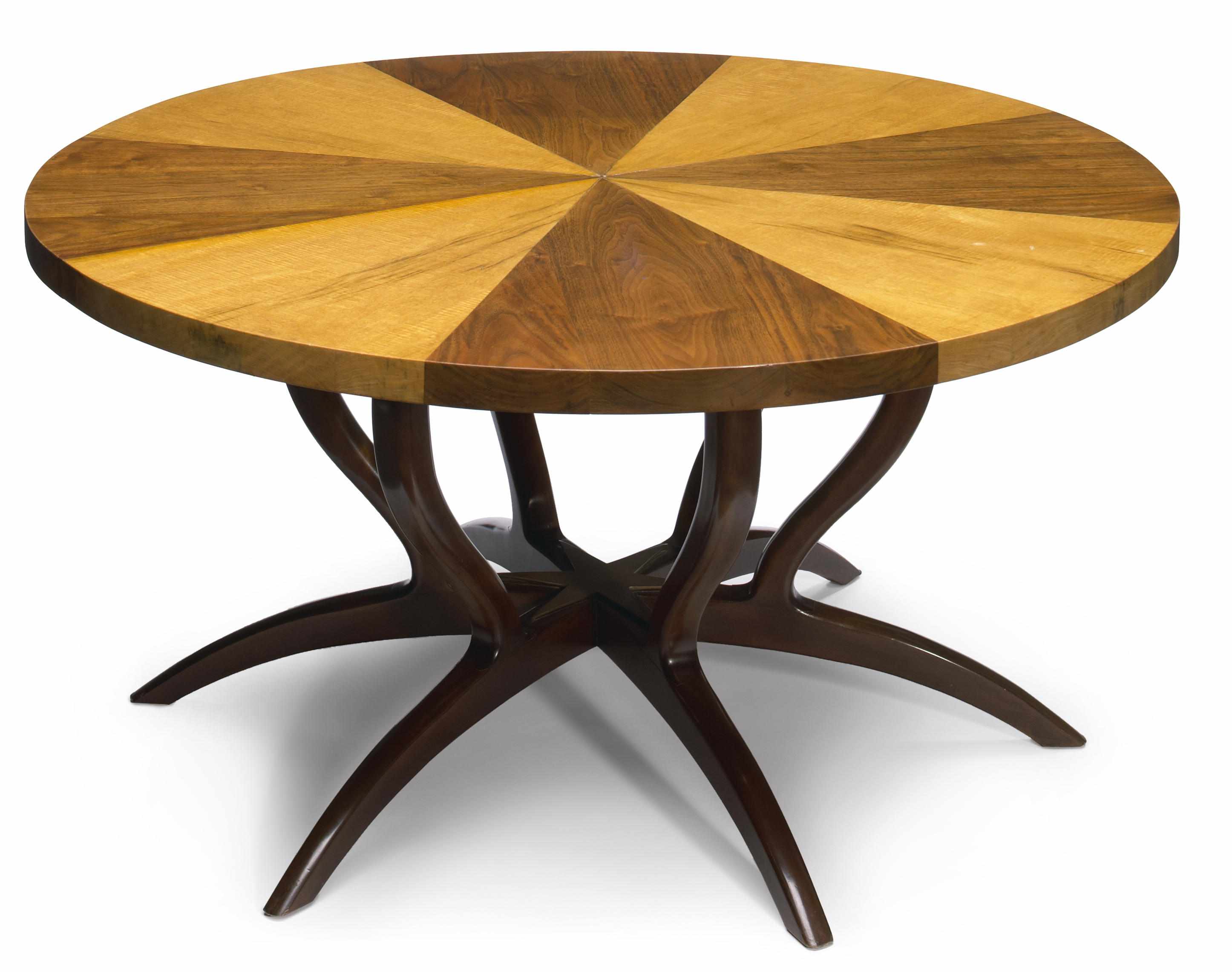 Appraisal: An Italian brass-mounted walnut center table circa height in cm