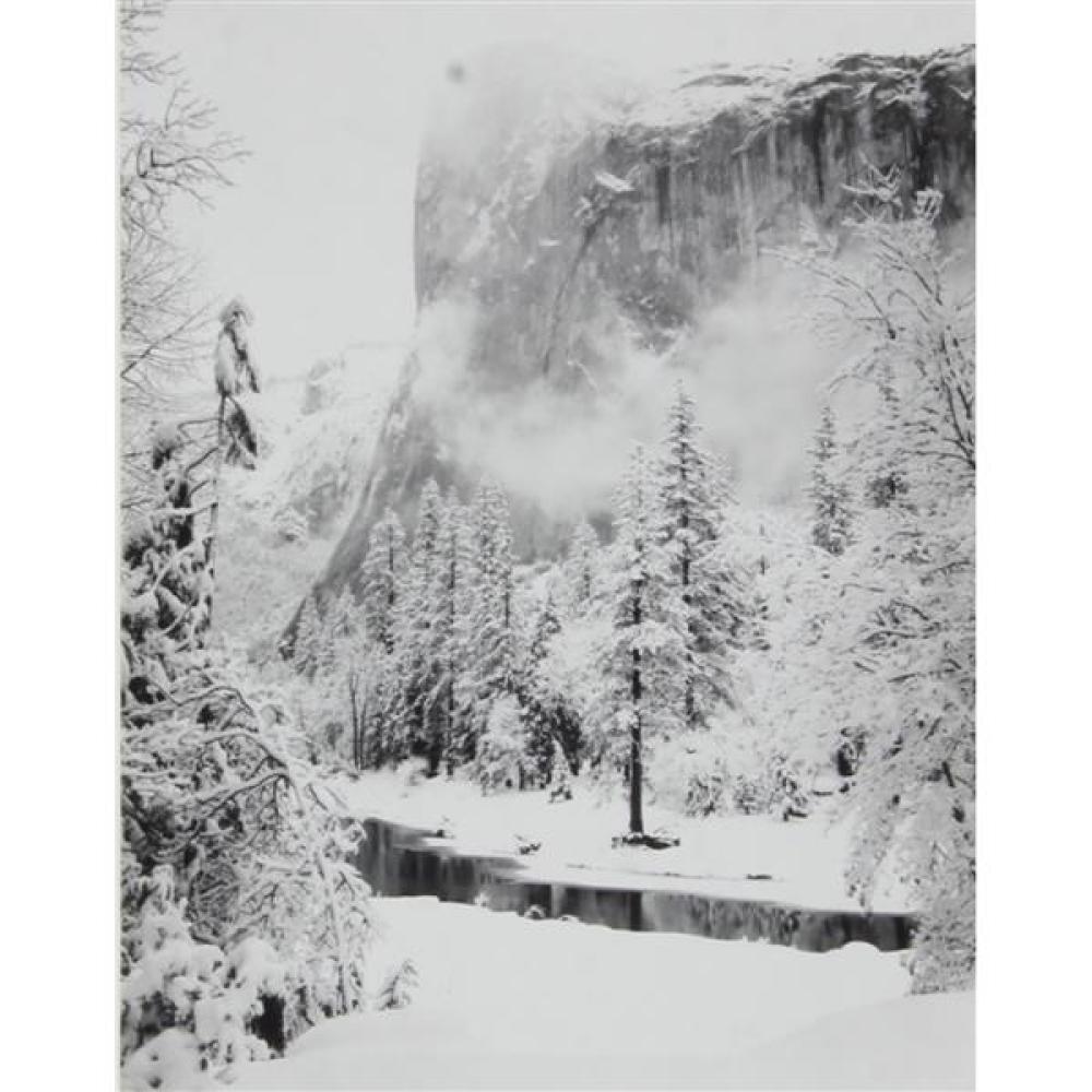 Appraisal: ANSEL ADAMS AMERICAN - EL CAPITAN WINTER YOSEMITE NATIONAL PARK