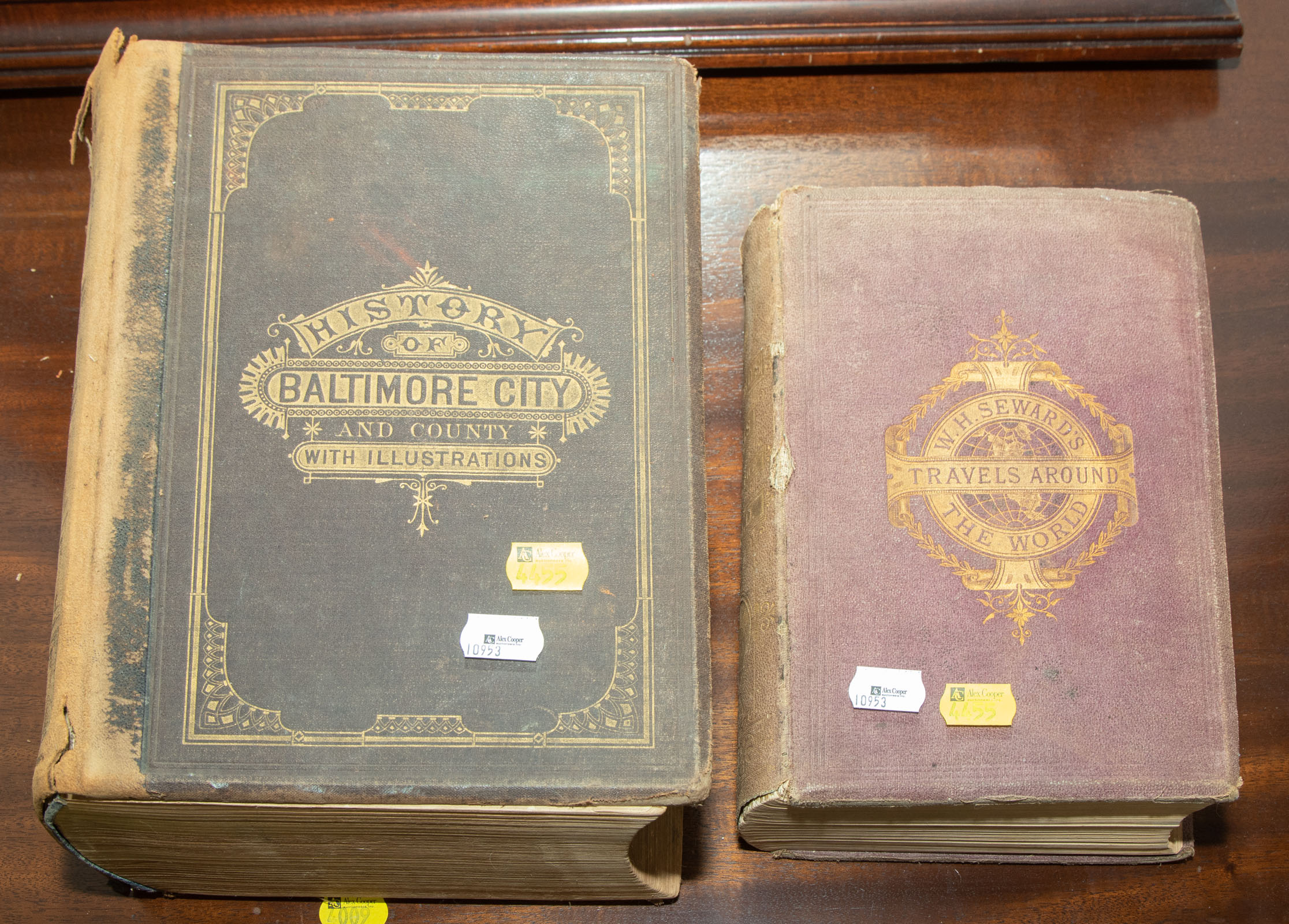 Appraisal: TWO ANTIQUE BOOKS Includes Scharf's History of Baltimore City and