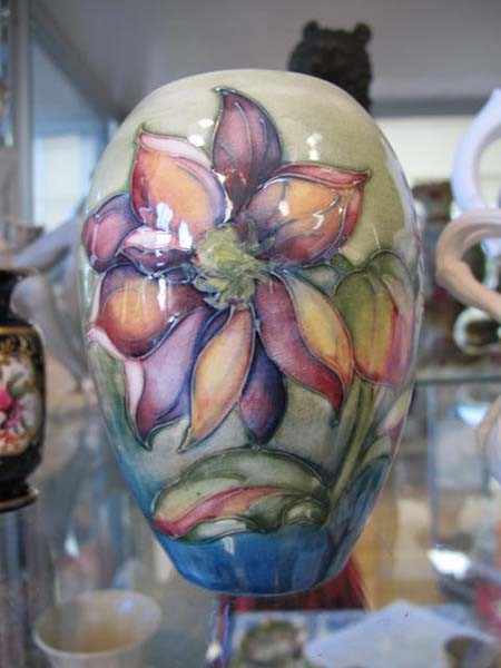 Appraisal: MOORCROFT FLORAL VASE