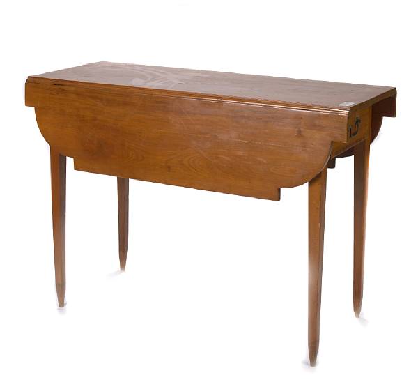 Appraisal: A Federal cherry pembroke table height in width in depth