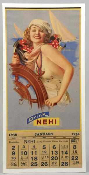 Appraisal: Nehi Calendar By Rolf Armstrong Description Another beautiful calendar with