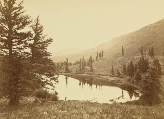 Appraisal: O'SULLIVAN TIMOTHY - Lake in Conejos Ca on Col Albumen