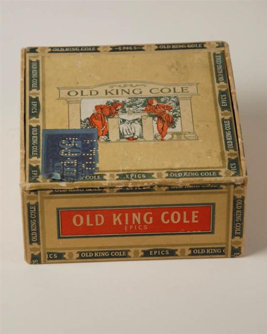 Appraisal: Maxfield Parrish Cigar Box Old King Cole H W D