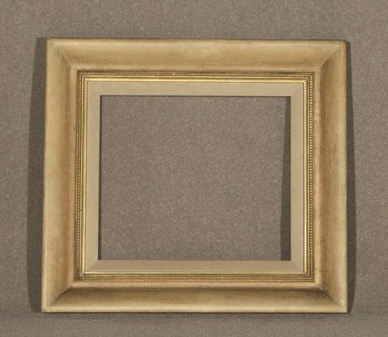 Appraisal: Neoclassical Style Cream Painted Giltwood Frame th Century Sight size