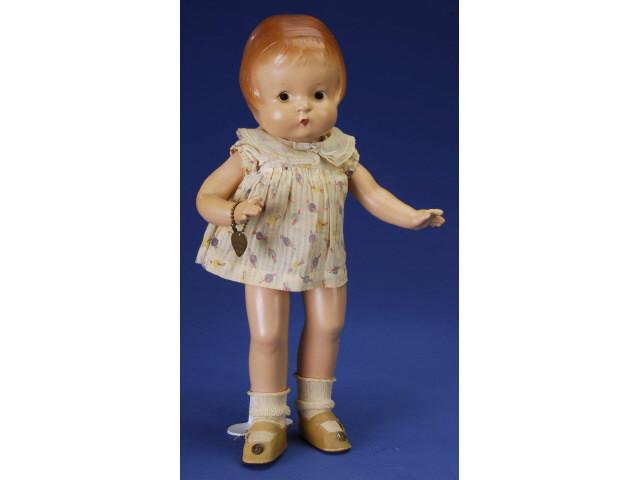 Appraisal: Effanbee Patsy Doll America ca all composition painted brown eyes