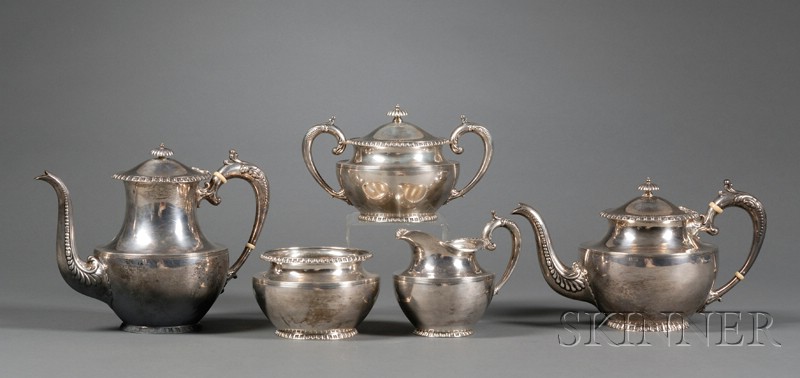 Appraisal: Five Piece Frank W Smith Sterling Tea and Coffee Service