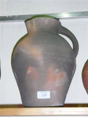 Appraisal: A VERWOOD POTTERY DORSET STONEWARE HANDLED JUG high