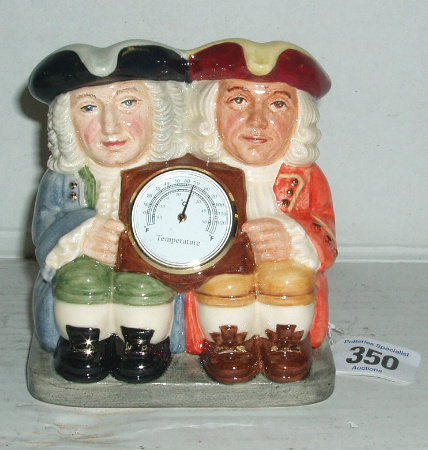 Appraisal: Double Toby Jug Celsius Fahrenheit D Boxed With Certificate