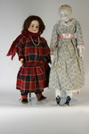 Appraisal: DOLLS - Lot of two including a s blonde china