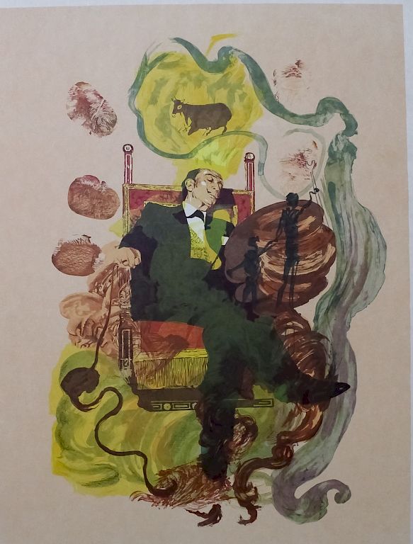 Appraisal: Authentic Salvador Dali Dreams AP L E Lithograph Guaranteed Authentic