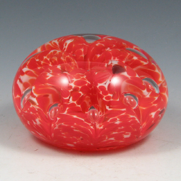 Appraisal: St Clair Maude and Bob Orange Paperweight Maude and Bob