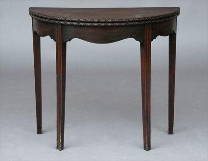 Appraisal: GEORGE III MAHOGANY GAMES TABLE x x in