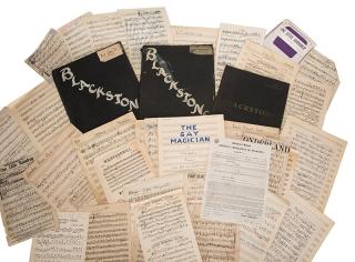 Appraisal: Blackstone Harry Henry Boughton File of Original Musical Scores and