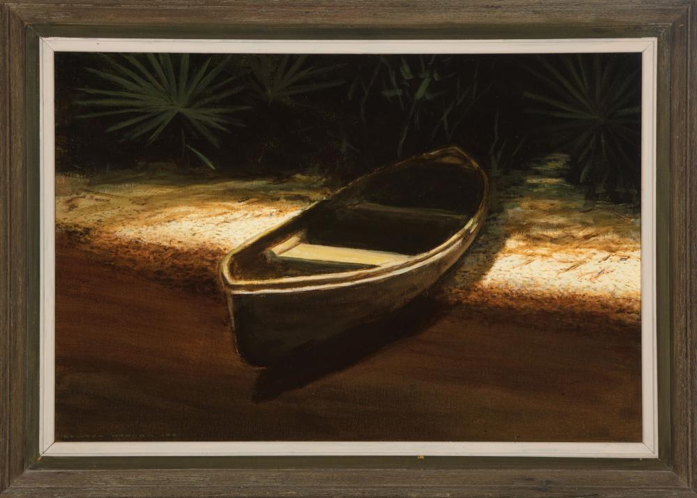 Appraisal: Newton Reeve Howard American New Orleans - Untitled Cypress Dugout