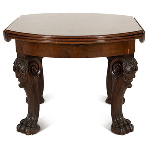 Appraisal: An Austro-Hungarian Renaissance Revival Carved Oak Center Table th Century