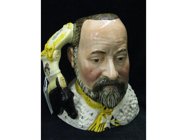 Appraisal: Royal Doulton Character Mug Edward VII D- of with certificate