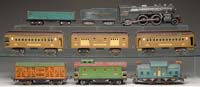 Appraisal: TWO LIONEL STANDARD GAUGE TRAIN SETS ONE PASSENGER ONE FREIGHT