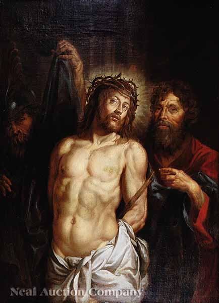 Appraisal: After Sir Peter Paul Rubens Flemish - The Mocking of