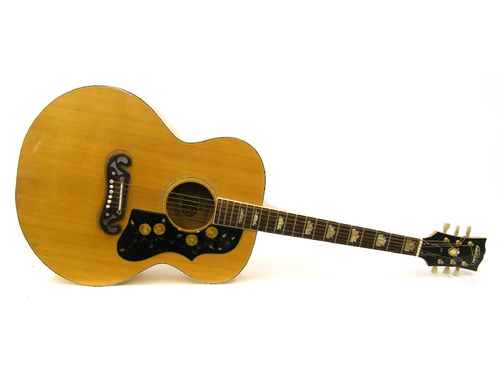 Appraisal: Antoria Folk N acoustic guitar the maple back and sides